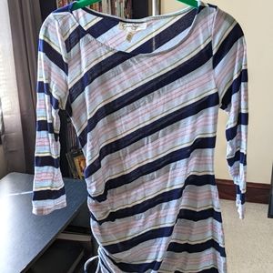 Maternity striped shirt